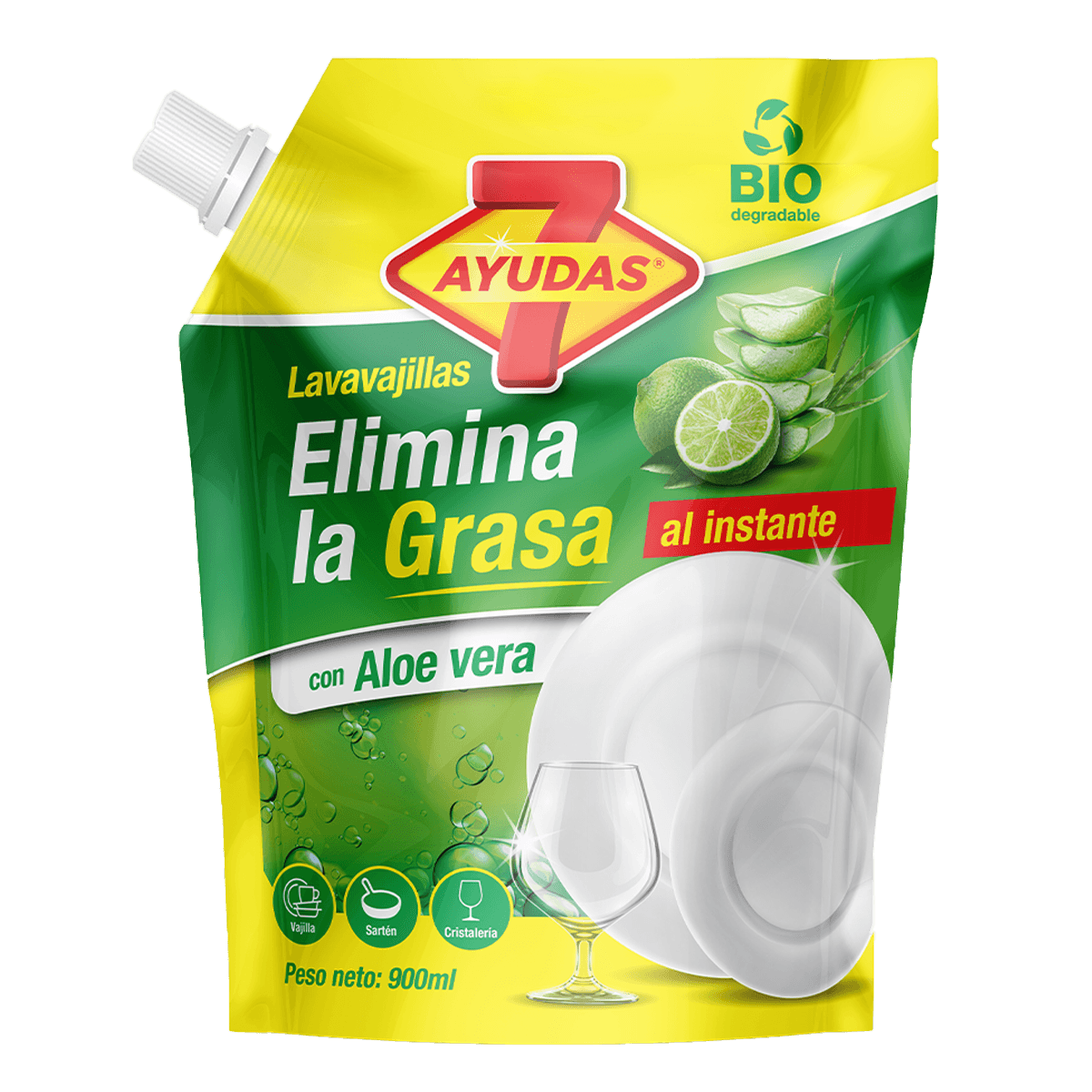 Lavavajillas con Aloe Vera